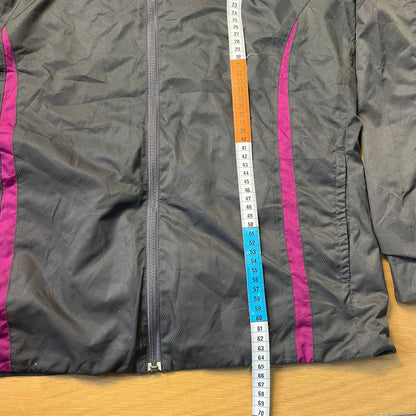 Veste coupe-vent gris et violet - Asics - Taille M