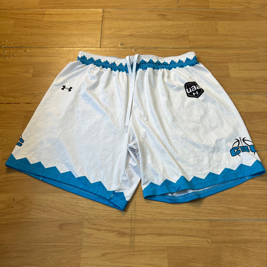 Shorts de sport blanc et bleu - Under Armour - Taille XL