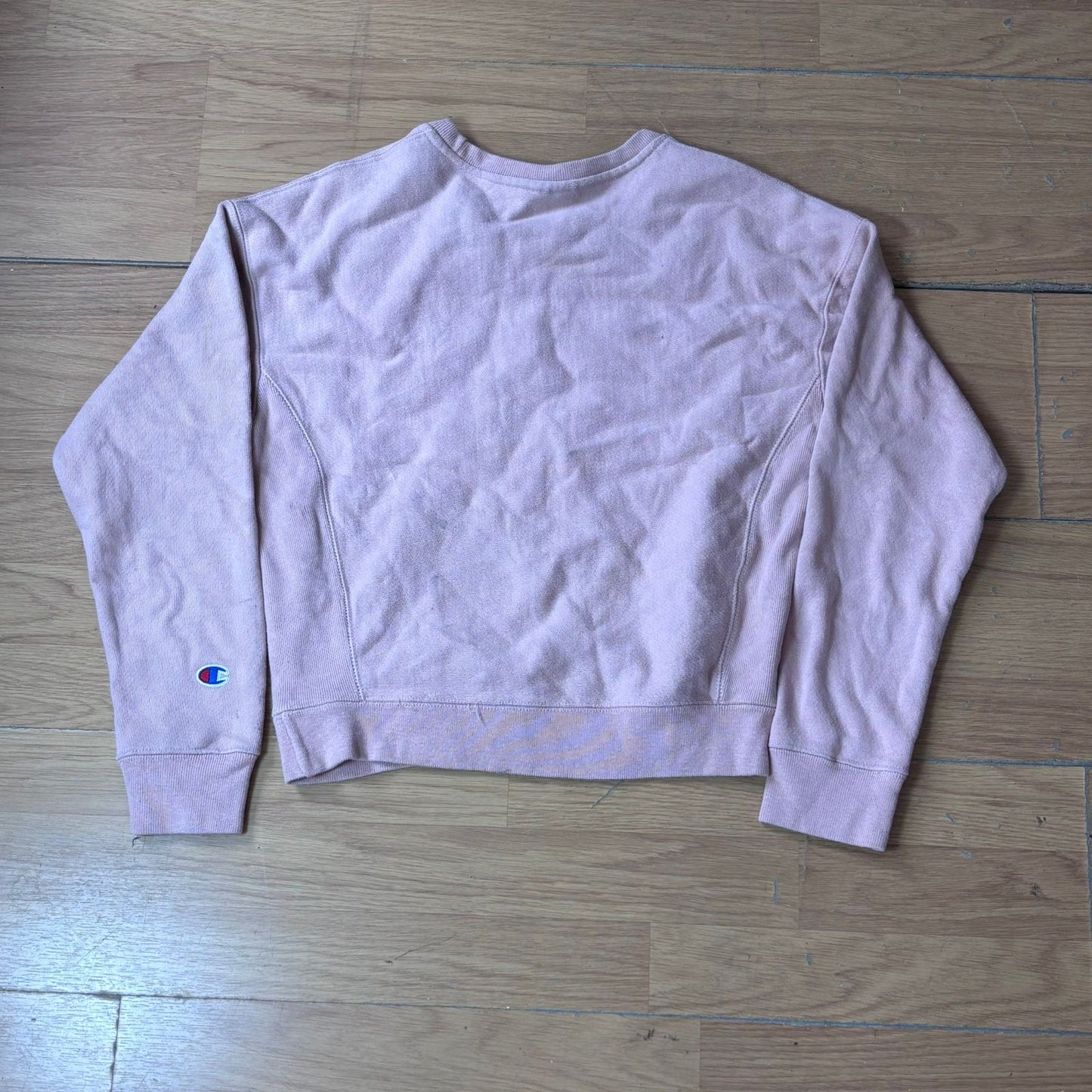 Pull Champion – Taille S (femme, coton, rose)