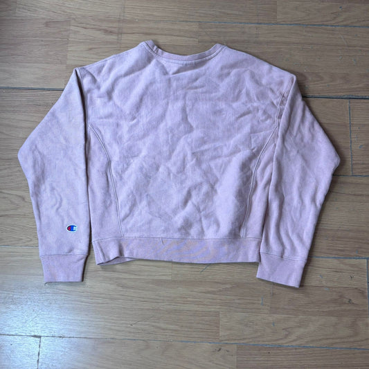 Pull Champion – Taille S (femme, coton, rose)