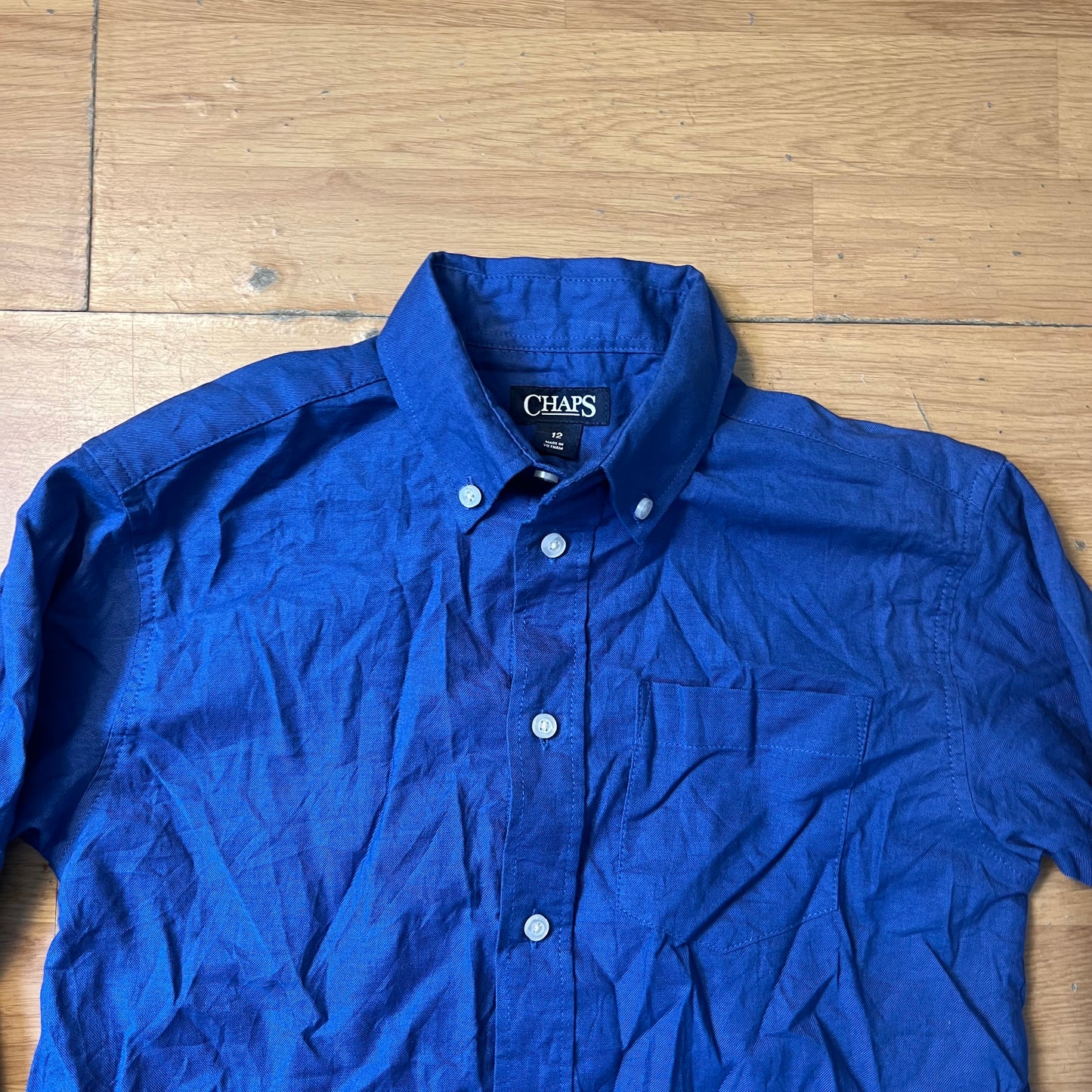 Chemise bleue - Chaps (enfant) - Taille 12
