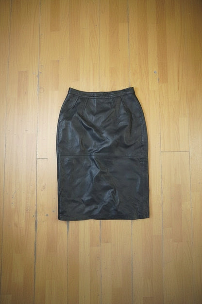 Jupe Longue Cuir - by BÉATRICE