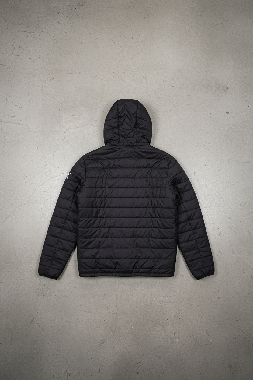 Veste matelassée noire PUMA – taille S (convient M, oversize)