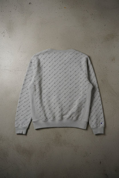 Sweat-shirt gris cropped – taille L (convient mieux à un M)