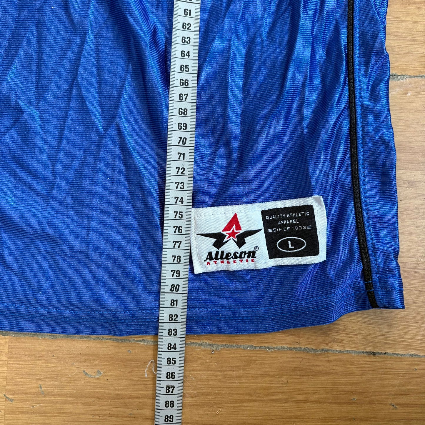 Maillot de basketball bleu Alleson Athletic – Taille L