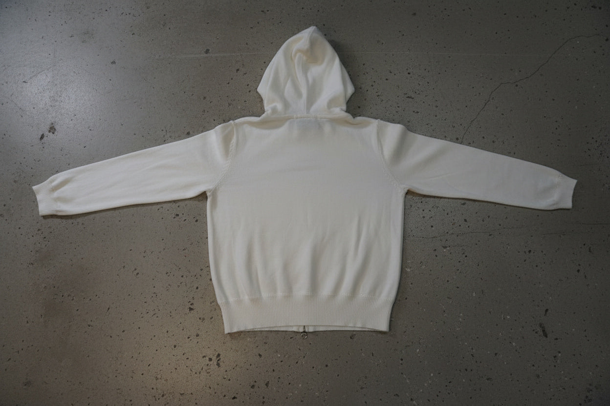 Hoodie blanc cropped – taille S