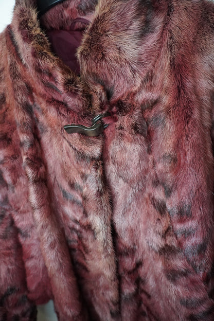 Cherry Red Fur - Taille : L (oversize)