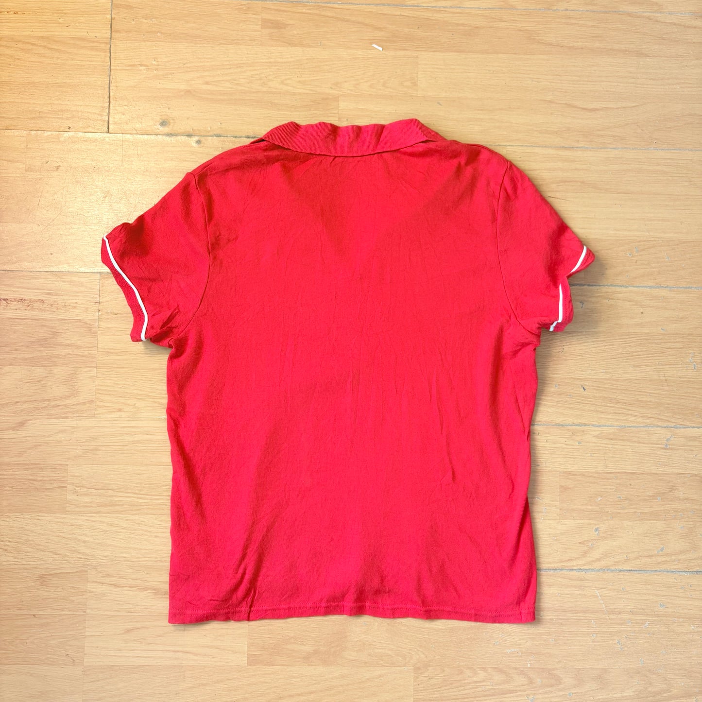 Polo rouge a décolleté - Tommy Hilfiger - Taille XL