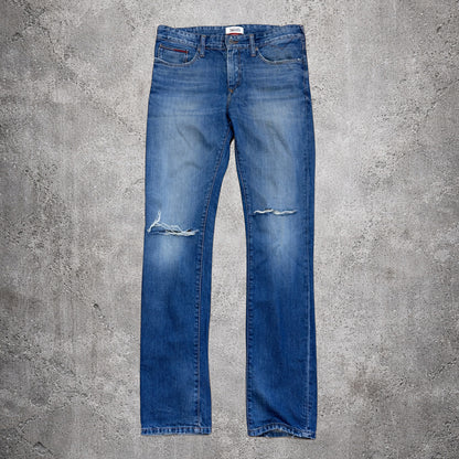 Jeans slim bleu déchiré - Hilfiger Denim - Taille w31 l34