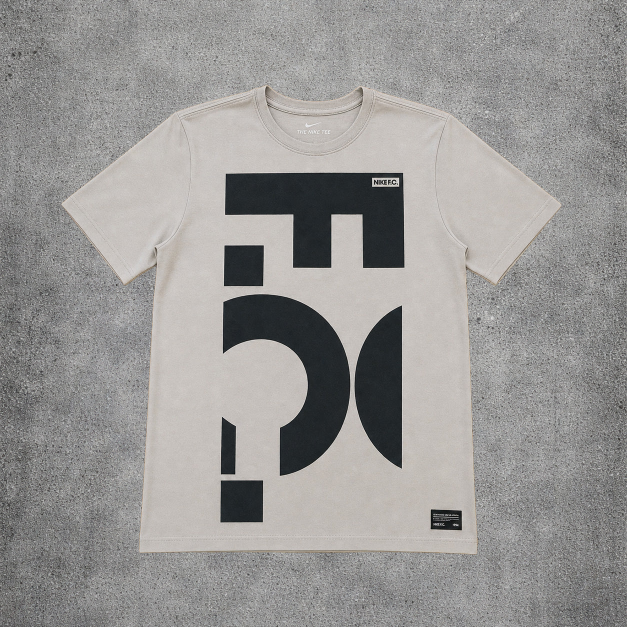 T-shirt beige imprimé - Nike F.C. - Taille M