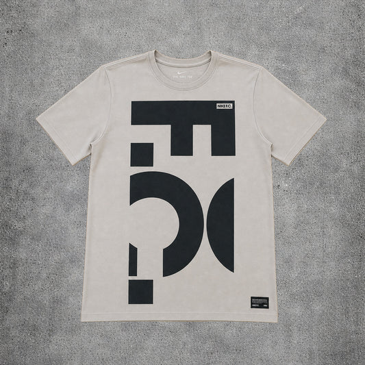 T-shirt beige imprimé - Nike F.C. - Taille M