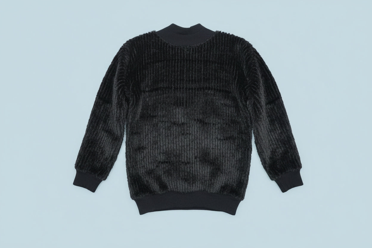 Pull noir col roulé – BY PRMEC