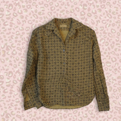 Chemise marron à motif – BY SARLOTTE