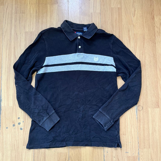 Sweat polo Chaps noir – Taille M