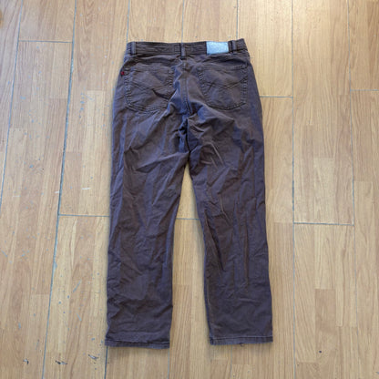 Jean marron coupe droite - Pierre Cardin - Taille w34 l30
