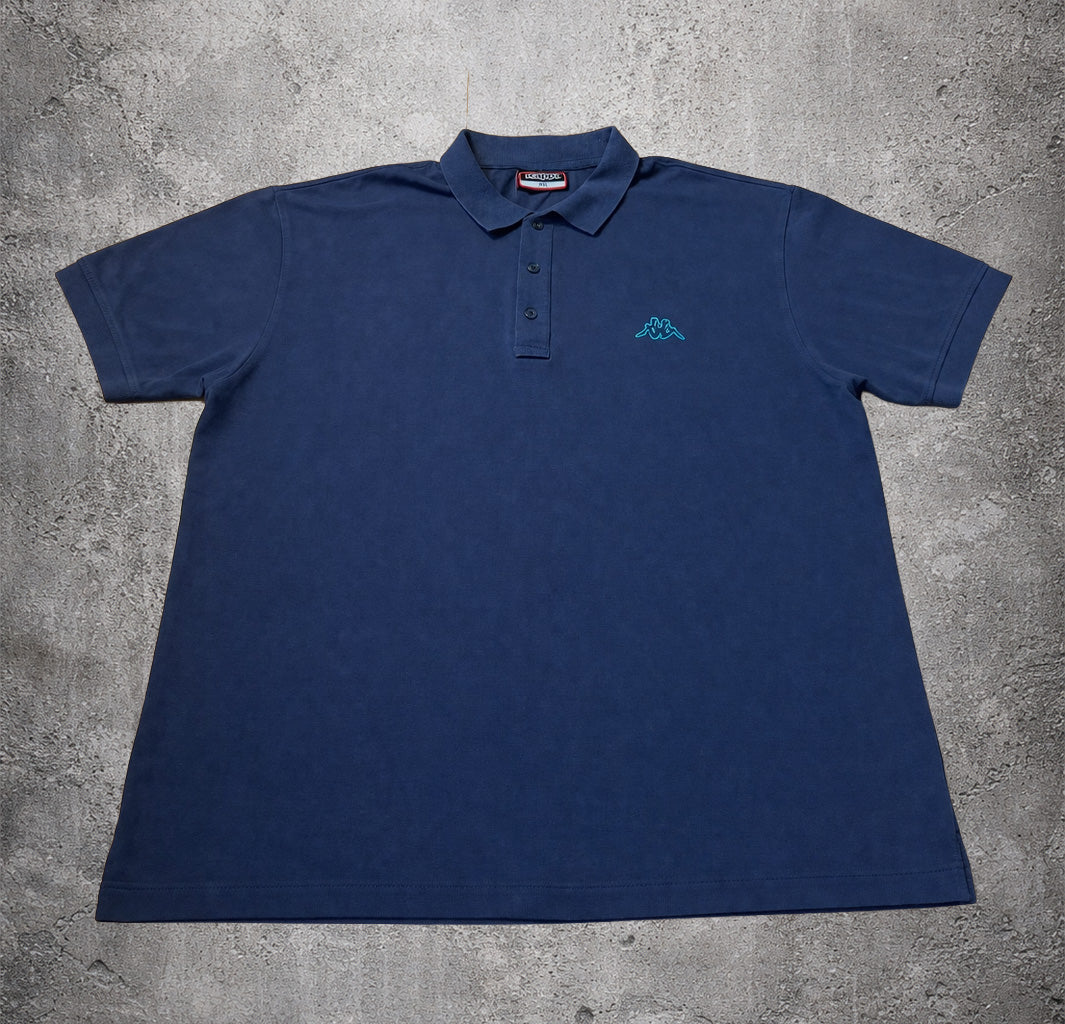 Polo bleu foncé - Kappa - Taille XXXXL