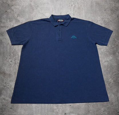 Polo bleu foncé - Kappa - Taille XXXXL
