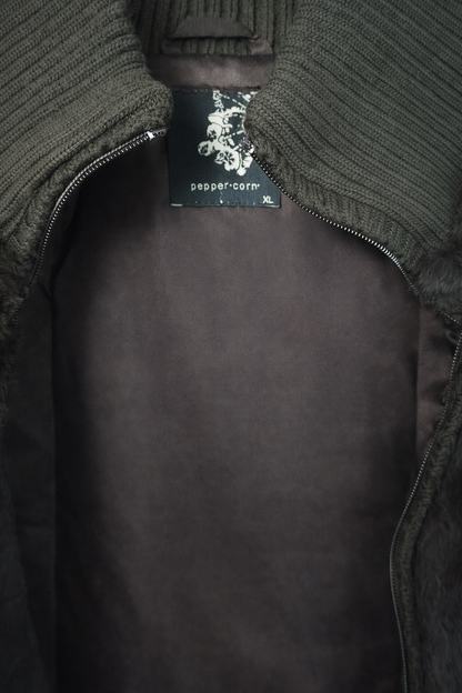 Gilet Real Fourrure Peppercorn – By BÉATRICE - Taille XL