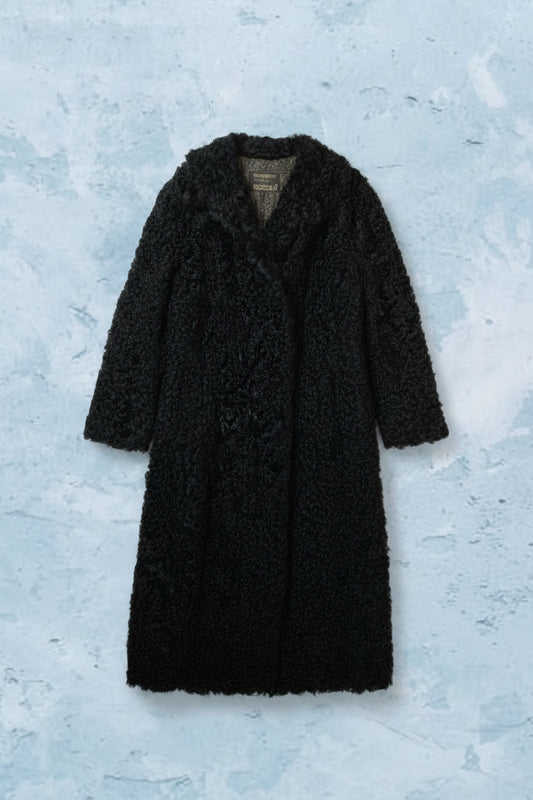 Manteau Long Fausse Fourrure Vintage - by MIA