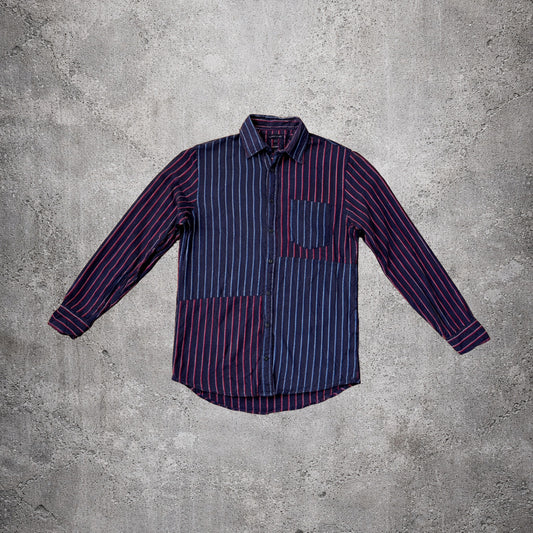 Chemise rayées bleu et rouge - Tommy Hilfiger - Taille S
