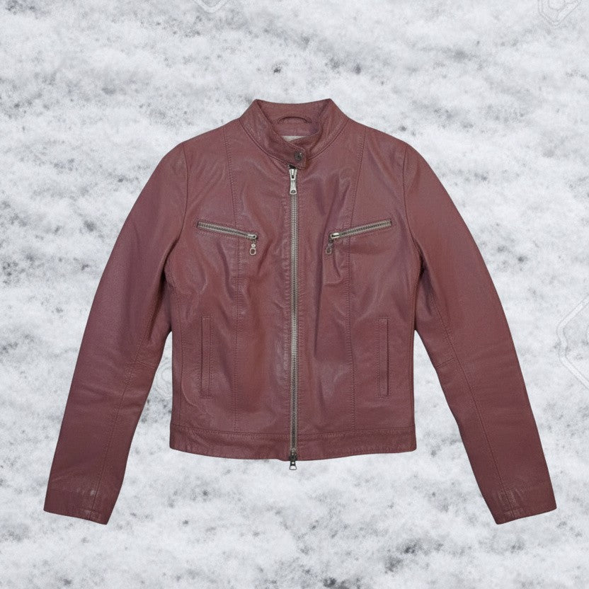 Candy Retro Leather Jacket – by MANDY CHERIE