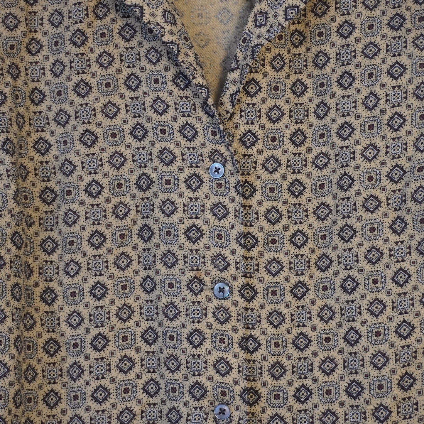 Chemise marron à motif – BY SARLOTTE
