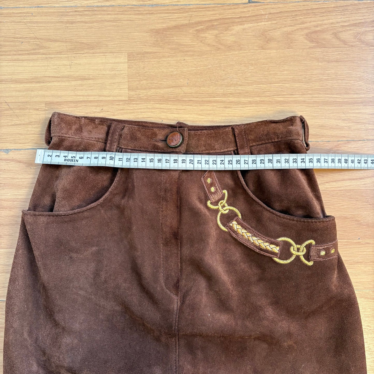 Jupe en cuir - Cristina Santandrea - Taille 40