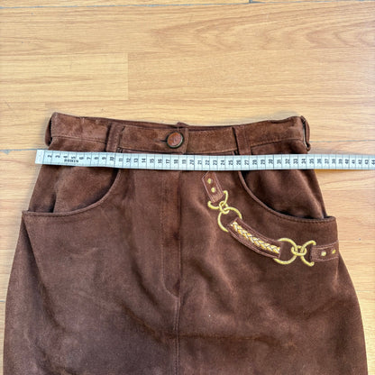 Jupe en cuir - Cristina Santandrea - Taille 40