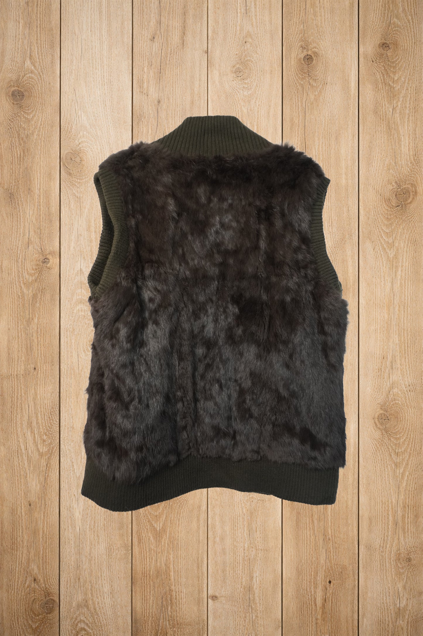 Gilet Real Fourrure Peppercorn – By BÉATRICE - Taille XL