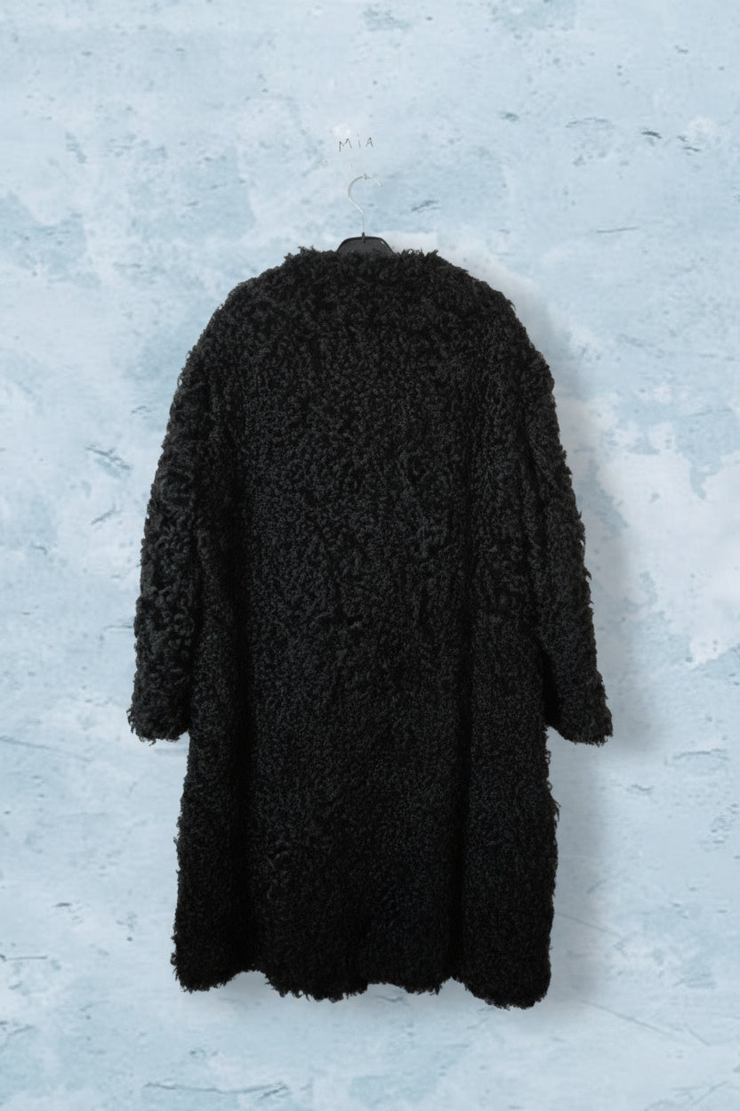 Manteau Long Fausse Fourrure Vintage - by MIA