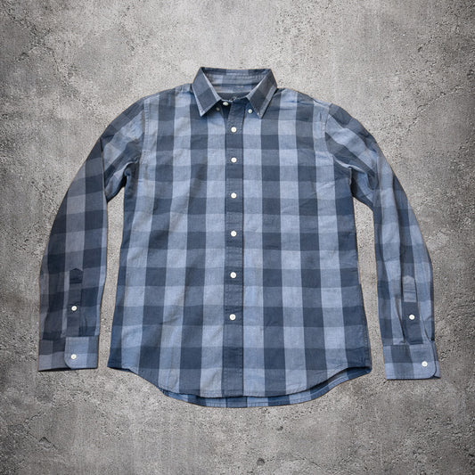 Chemise à carreaux gris - Abercrombie & Fitch - Taille M