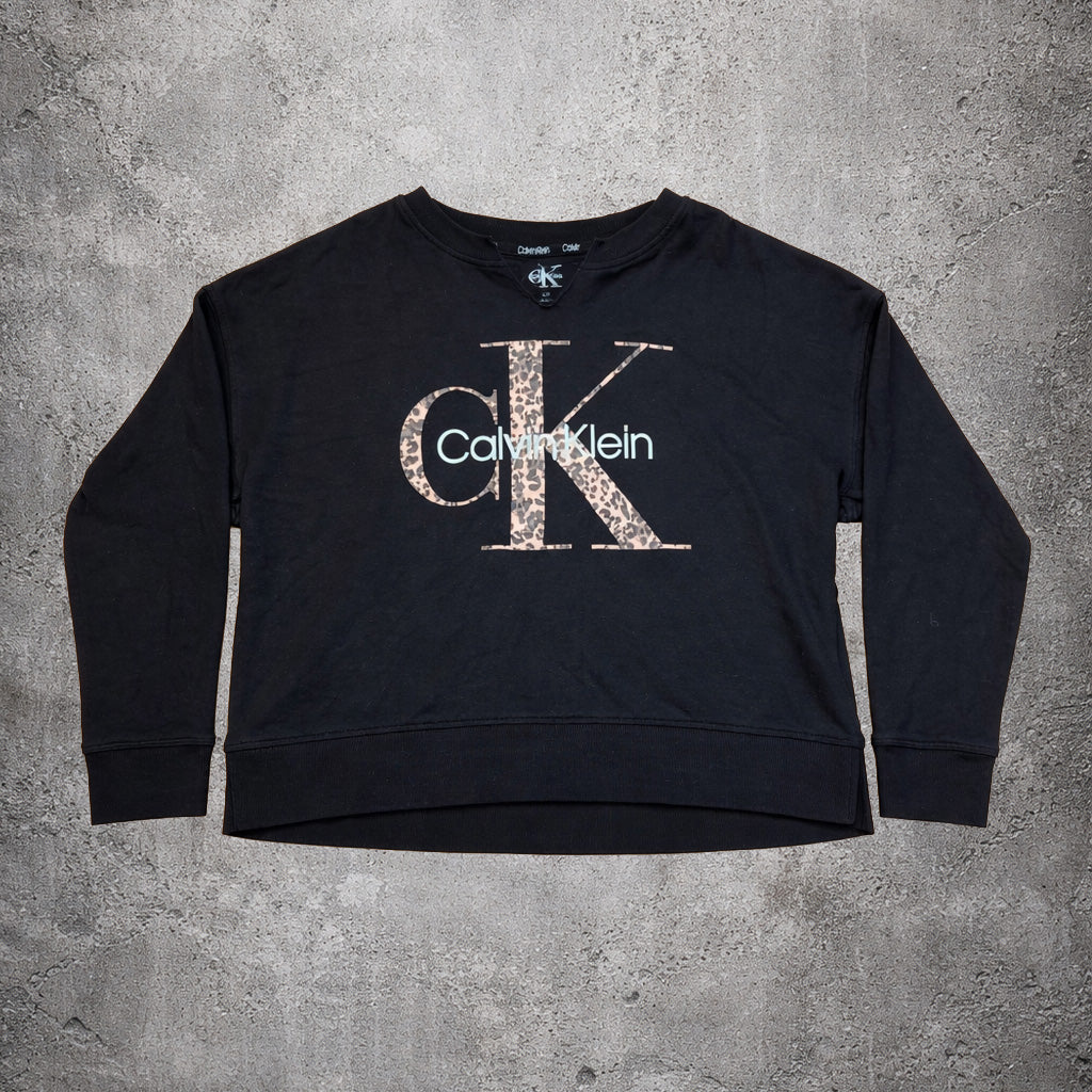 Sweat noir - Calvin Klein - Taille L