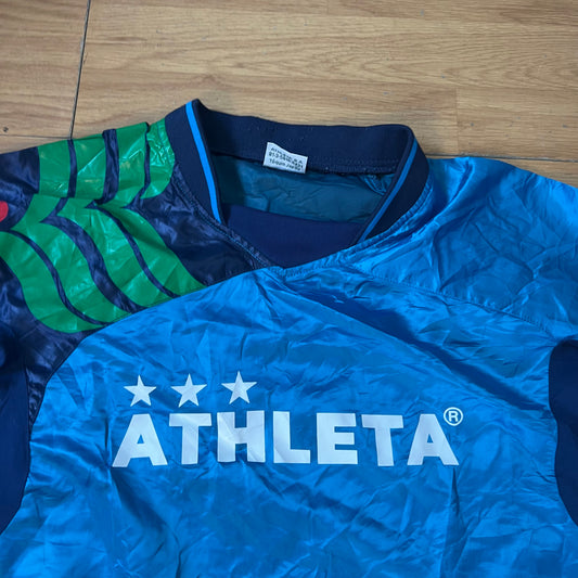 Haut de sport manches longues bleu - Athleta - Taille S