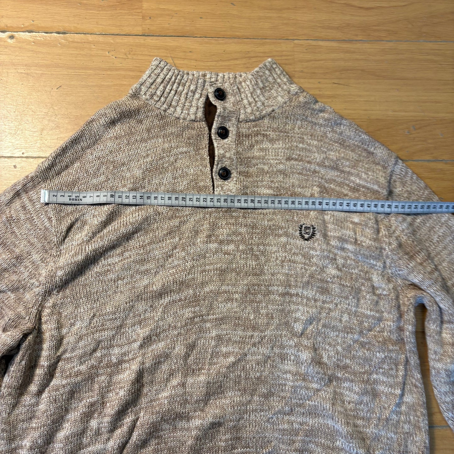 Pull en maille beige - Chaps - Taille XL
