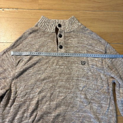 Pull en maille beige - Chaps - Taille XL