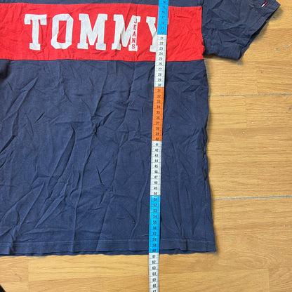 T-shirt bleu marine et rouge - Tommy Hilfiger - Taille XS