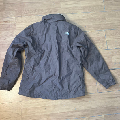 Parka marron et crème - The North Face - Taille L (coupe femme)