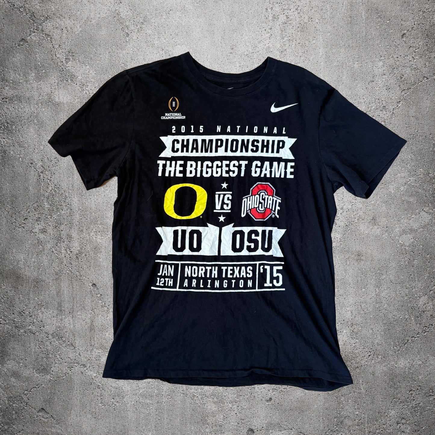 T-shirt noir imprimé vintage - Nike - Taille L