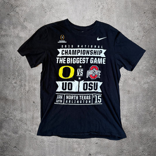 T-shirt noir imprimé vintage - Nike - Taille L