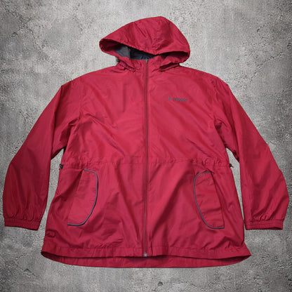 Veste coupe-vent rouge avec capuche - Dunlop Motorsport - Taille 4XL