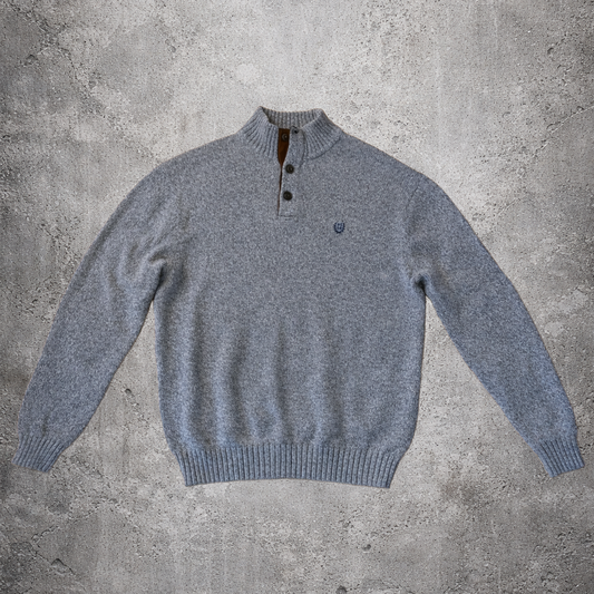 Pull en maille gris - Chaps - Taille XL