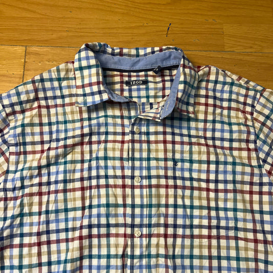 Chemise à carreaux multicolore - Izod - Taille XL
