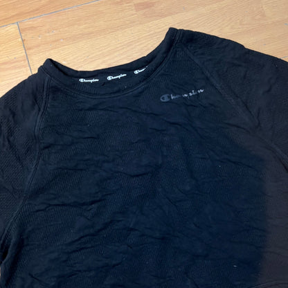 Sweat noir sans capuche - Champion - Taille M