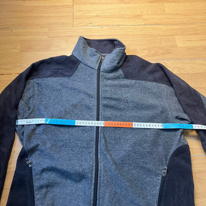 Sweat zippé gris sans capuche - Champion - Taille L