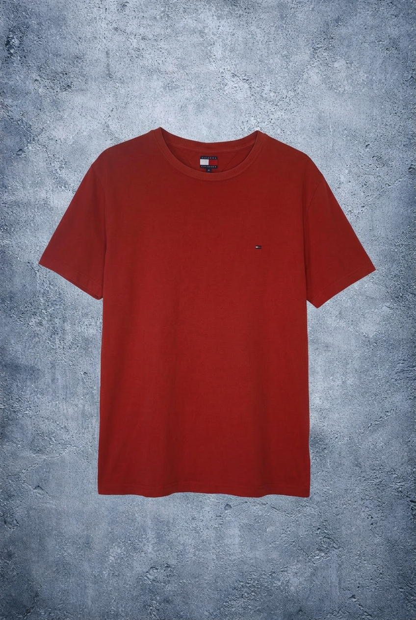 T-shirt orange Tommy Hilfiger – Taille – XS