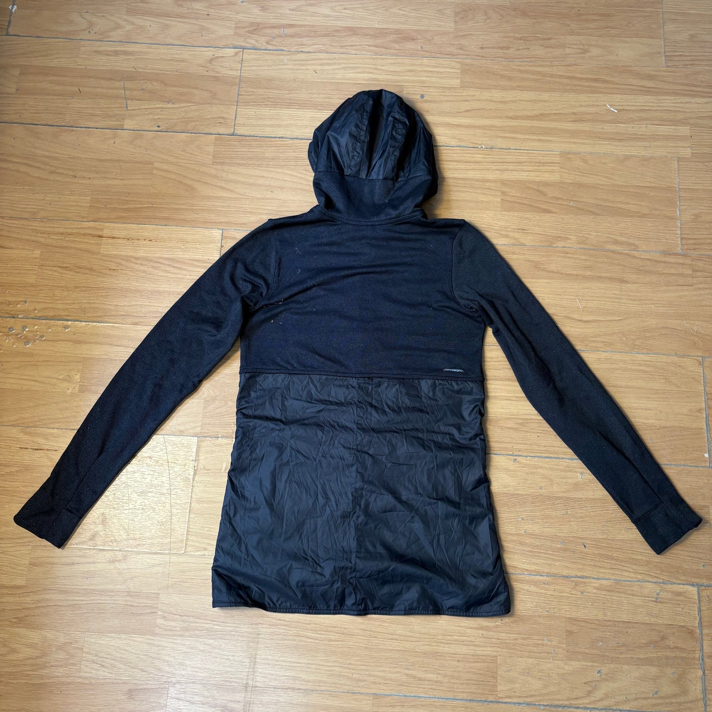 Hoodie quarter zip noir - Adidas - Taille S