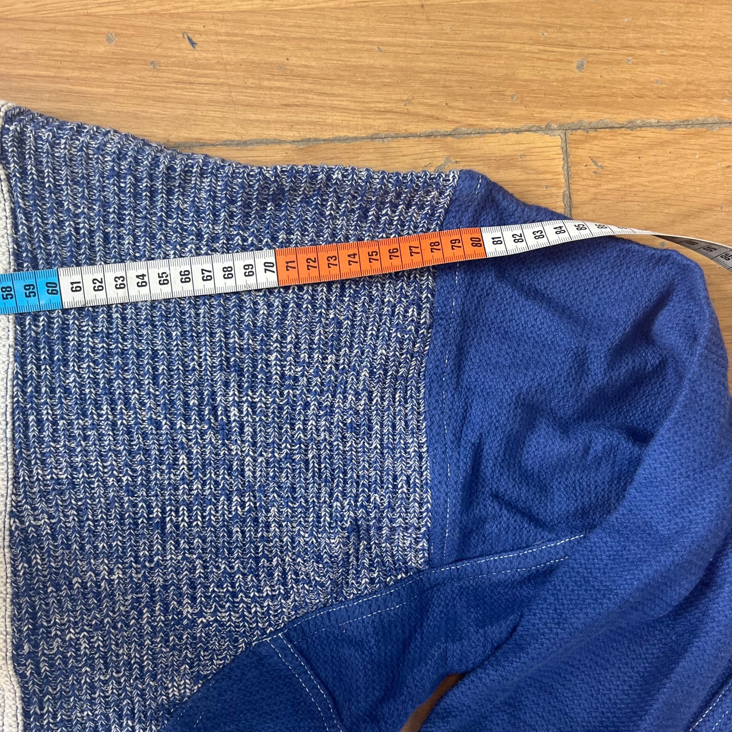 Pull crème et bleu - Culo Colucci - Taille XL by SARLOTTE