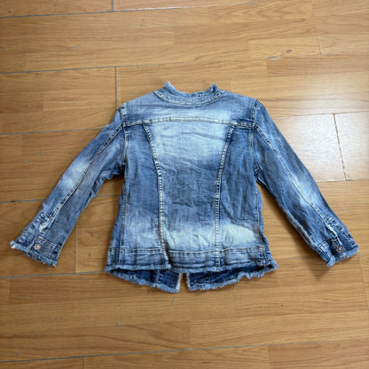 Veste en jean avec perles Y2K - Taille S