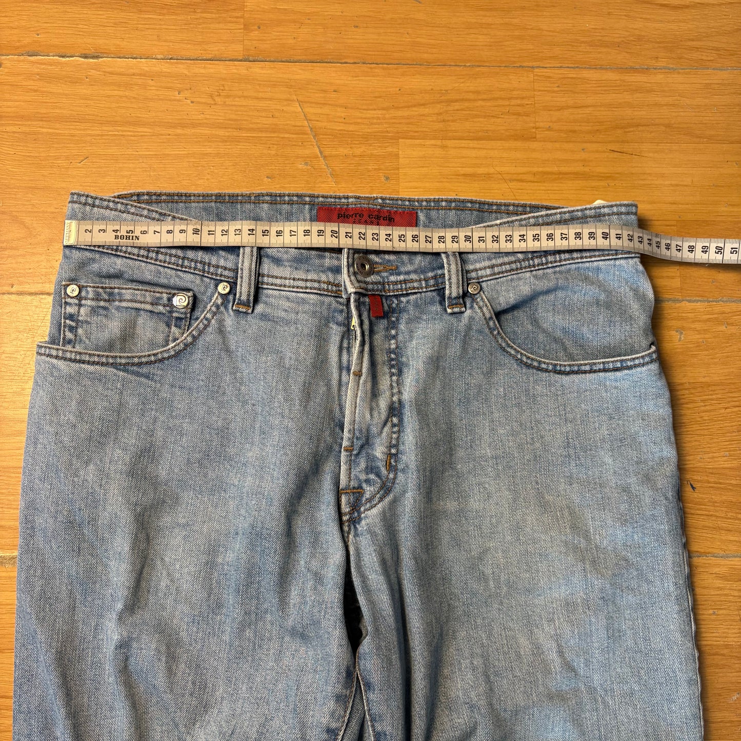 Jean bleu clair "Deauville" straight cut - Pierre Cardin - W34 L30
