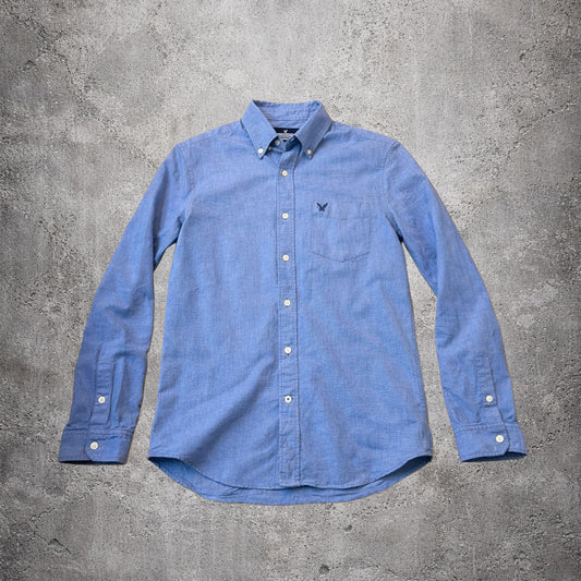 Chemise slim fit bleu - American Eagle - Taille S
